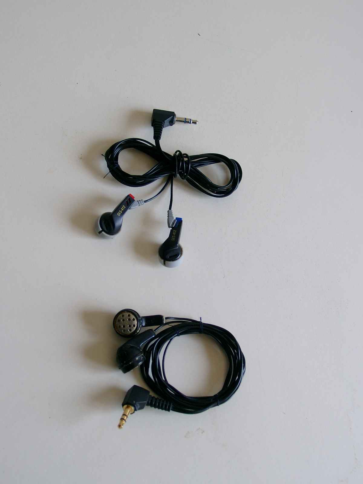 Matassina con avvolgimento razionale (sopra) ed errato (sotto)